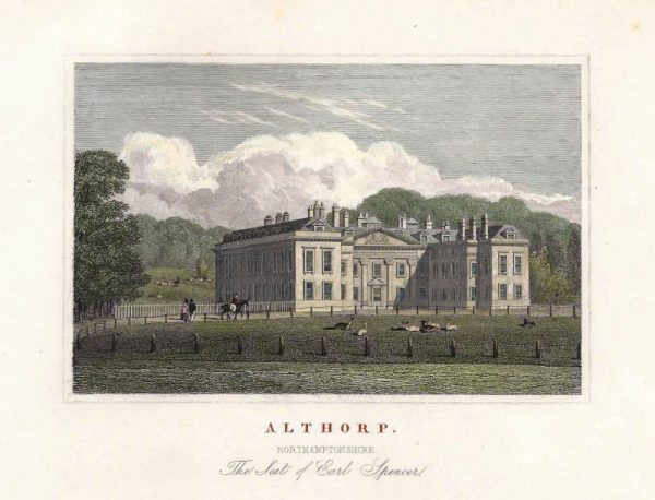 'ALTHORP. NORTHAMPTONSHIRE. The Seat of Earl Spencer' by J. P. Neale ...