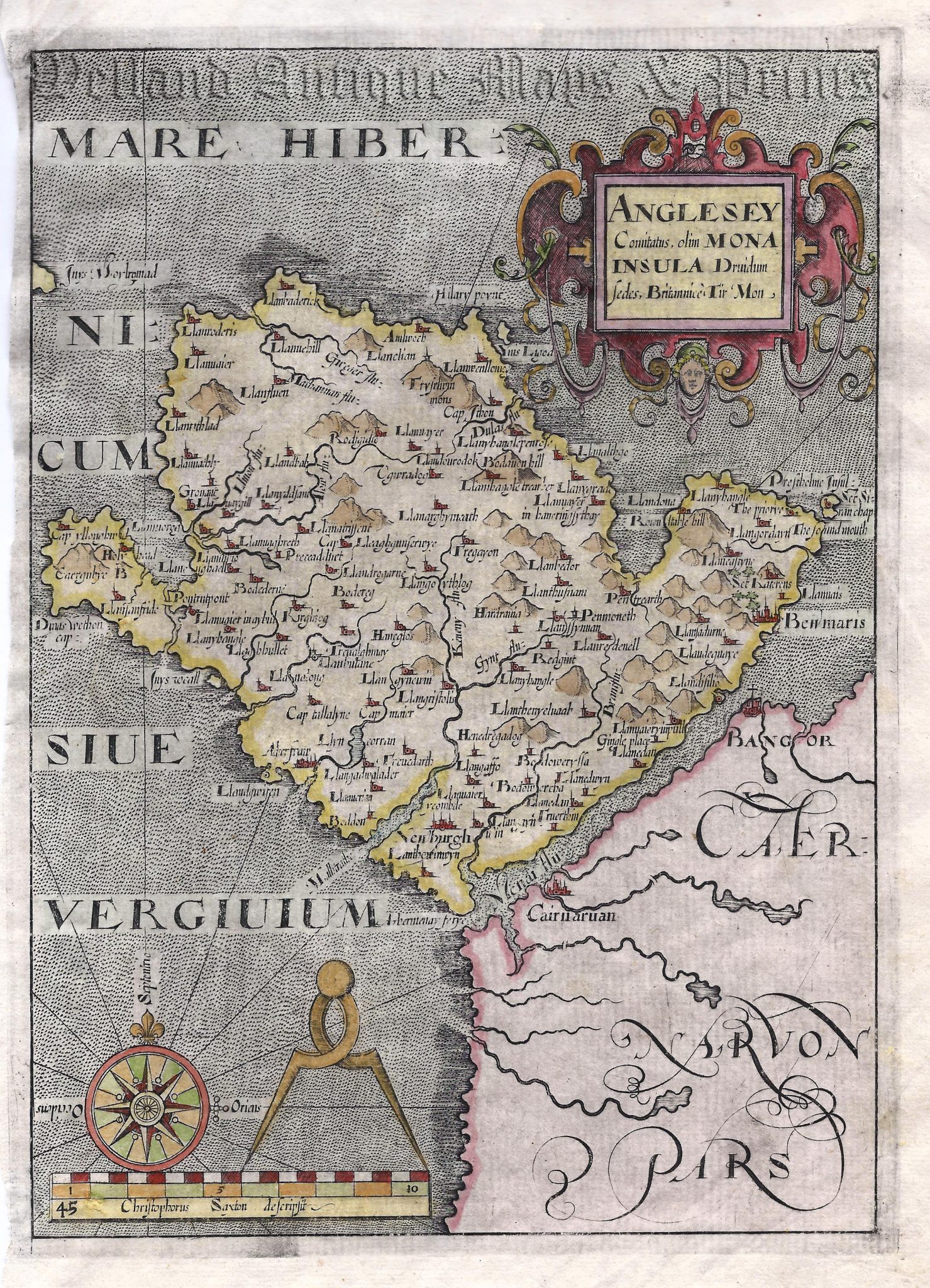 Anglesey Maps / Ynys Mon Archives - Welland Antique Maps