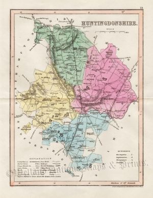 'HUNTINGDONSHIRE.' by Joshua Archer c.1855