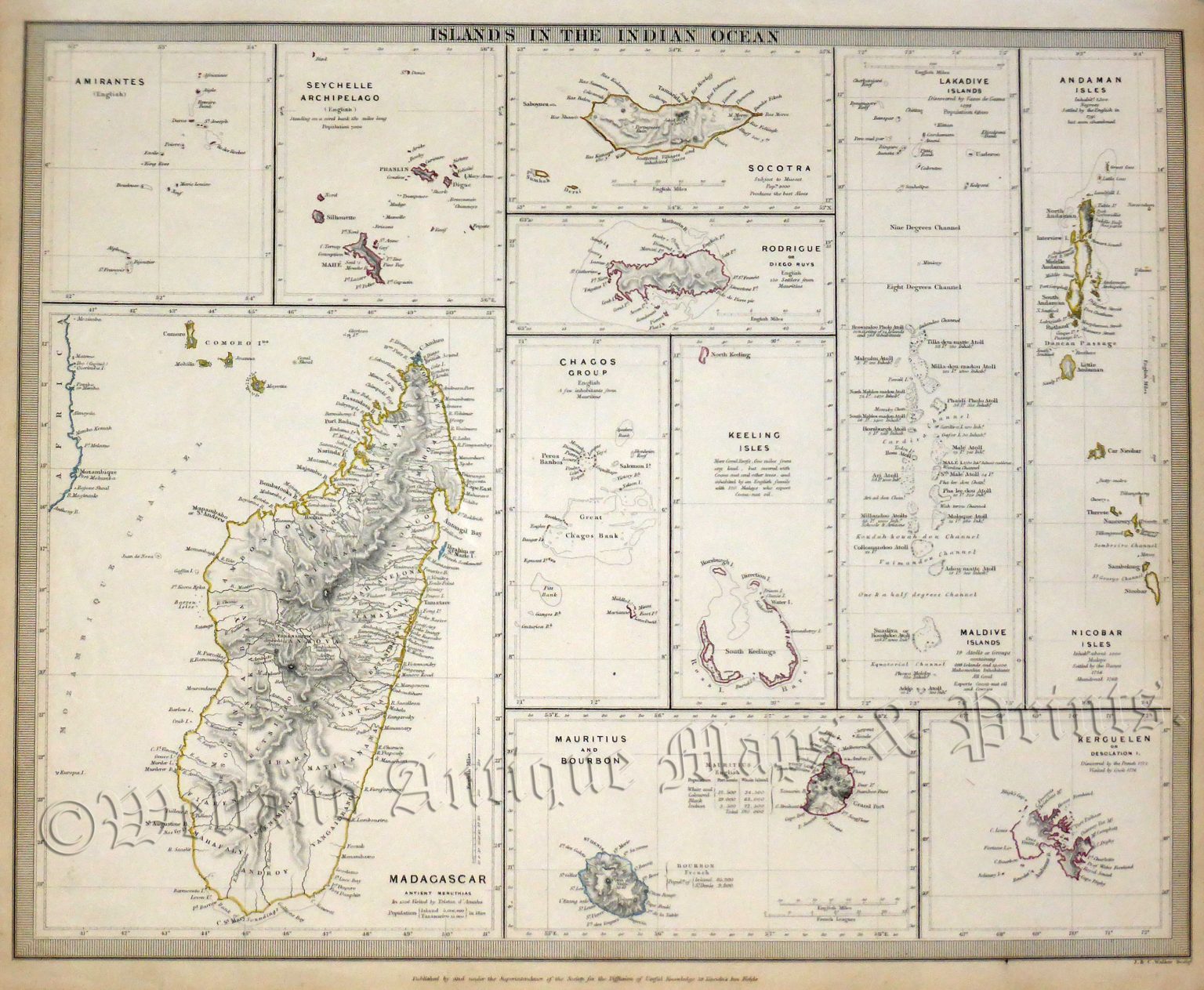 Islands of the Indian Ocean Archives - Welland Antique Maps