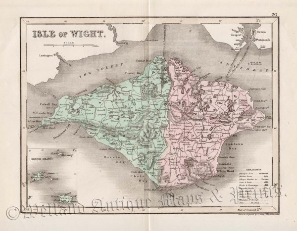 'ISLE OF WIGHT.' by J. Archer c.1850