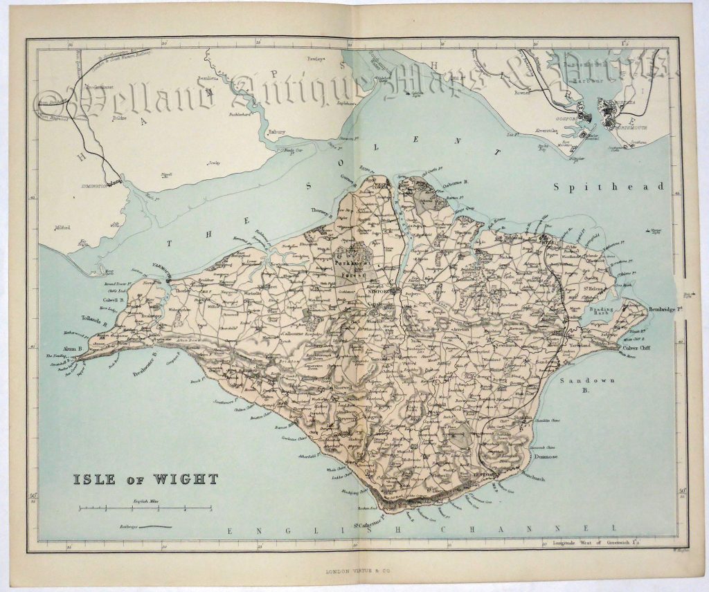 Isle of Wight Archives Welland Antique Maps
