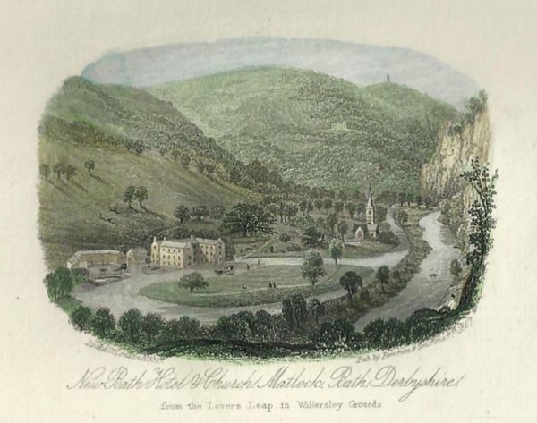 New Bath Hotel Church Matlock Bath Derbyshire By Rock Co C New Bath Hotel Church Matlock Bath Derbyshire By Rock Co C