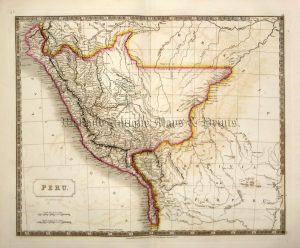 'PERU' by Sydney Hall c.1828 (ex New General Atlas)