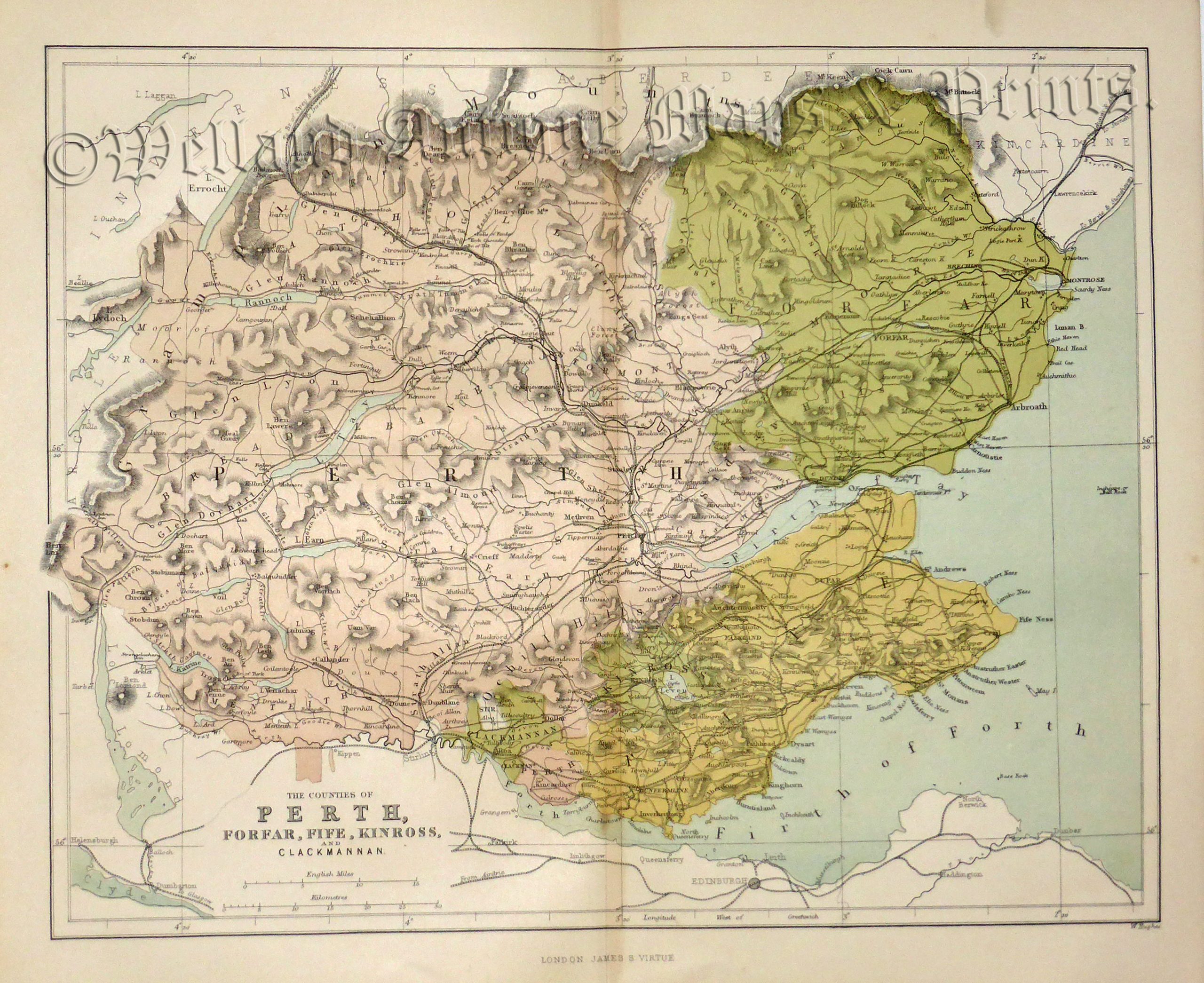  THE COUNTIES OF PERTH FORFAR FIFE KINROSS AND CLACKMANNAN By W 