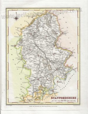 'STAFFORDSHIRE' by R. Creighton / J. & C. Walker / S. Lewis c.1831