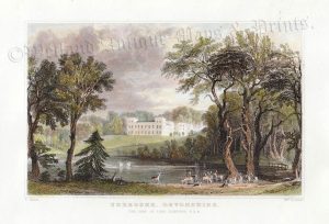 'UGBROOKE, DEVONSHIRE.' by T. Allom / Le Petit c.1830