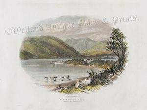 'WINDERMERE from Road to Ulverstone.' by W. Banks c.1865