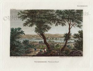 'WINDERMERE, Westmoreland.' by A. Noel / T.Tagg / J. Walker c.1798