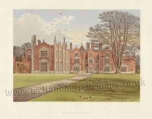 'WITCHINGHAM HALL.' (Norfolk) by A. F. Lydon / B. Fawcett / F. O. Morris c.1864-1880