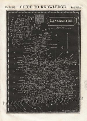 'LANCASHIRE.' by J. Archer / W. Pinnock c.1837