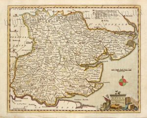 ‘ESSEX Drawn from an Accurate Survey By T. Kitchin Geog’ c.1786 (ex Boswell Atlas)