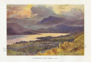'WINDERMERE FROM ORREST HEAD' (Lake District) by E. W. Haslehust R.B.A. c.1910 / 1945