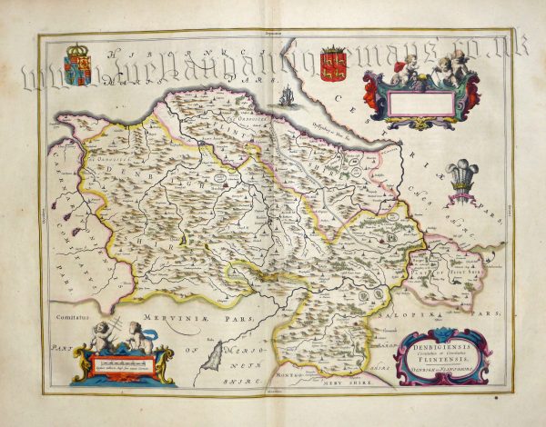 Comitatus 'DENBIGIENSIS Comitatus et Comitatus FLINTENSIS; DENBIGH et FLINTSHIRE ...