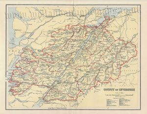 ‘COUNTY OF INVERNESS’ by W. H. Lizars c.1893