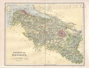 ‘COUNTY OF RENFREW.’ by W. H. Lizars c.1893