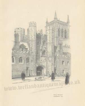 'JOHN'S COLLEGE GATEWAY’ by Walter M. Keesey c.1913-1926