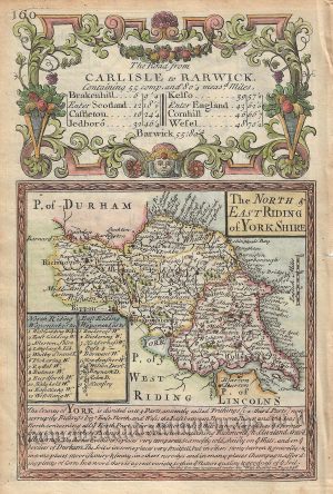 ‘The NORTH & EAST RIDING of YORKSHIRE’ by J. Owen & E. Bowen c.1720-1764