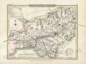 ‘CAERMARTHENSHIRE’ (Carmarthenshire) by G. Cole & J. Roper c.1809/1810