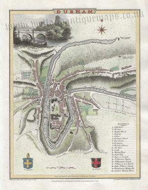 'DURHAM' by G. Cole & J. Roper c.1810