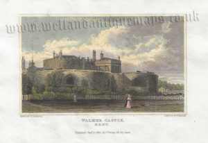 'WALMER CASTLE, KENT.’ by G. Shepherd / W. Hinchliff c.1830