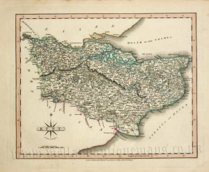 ‘KENT By JOHN CARY Engraver.’ c.1809 (New & Correct English Atlas)