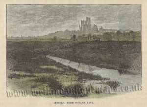 'LINCOLN, FROM WITHAM BANK.' [T. G. Bonney] c.1890