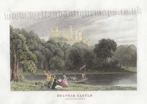 ‘BELVOIR CASTLE LEICESTERSHIRE’ by Thomas Dugdale c.1850