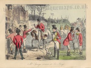 'Mr. Sponge arrives at Sir 'Arry's.' by John Leech (R. S. Surtees) c.1853