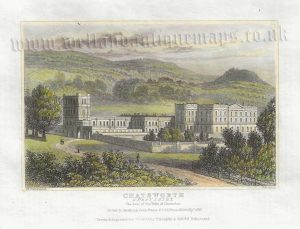 ‘CHATSWORTH DERBYSHIRE The Seat of the Duke of Devonshire’ by T.H. Shepherd / H. Bond c.1840s