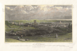 'N. W. VIEW OF THE CITY OF BRISTOL.’ by G. F. Robson / T. Jeavons c.1826/1828