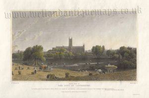 'NORTH VIEW OF THE CITY OF CANTERBURY.’ by G. F. Robson / M. Barrenger c.1826/1828