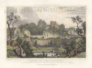 'WINCHESTER _ VIEW OF THE CITY FROM THE EAST.' by W. H. Bartlett / W. Taylor c.1829