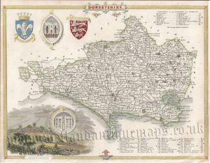 'DORSETSHIRE' by Thomas Moule c.1840s