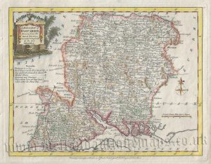 'A Modern Map of HAMP SHIRE, Drawn from the latest Surveys ...’ by J. Ellis c.1765-1796