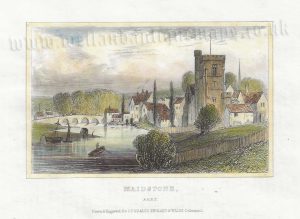 'MAIDSTONE, KENT’ by Thomas Dugdale c.1840s
