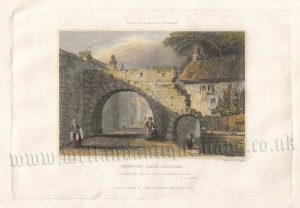 'NEWPORT ARCH, LINCOLN.' by T. Allen / J. Rogers c.1830 / 1834