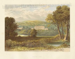 ‘DENTON PARK’ (Denton Hall) by A. F. Lydon / B. Fawcett / F. O. Morris c.1864-1880.
