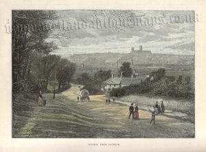 ‘LINCOLN, FROM CANWICK.’ pub. by Cassell & Co. c.1901