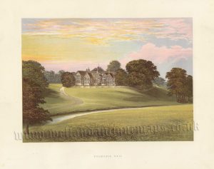 ‘BRAMHALL HALL’ (Nr. Stockport) by A. F. Lydon / B. Fawcett / F. O. Morris c.1864-1880