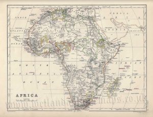 'AFRICA' by W. & A. K. Johnston c.1877