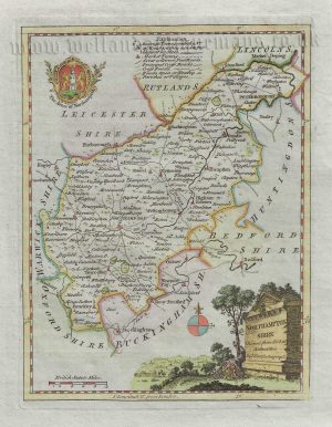 ‘NORTHAMPTON SHIRE Drawn from the best Authorities’ by T. Kitchin c.1786